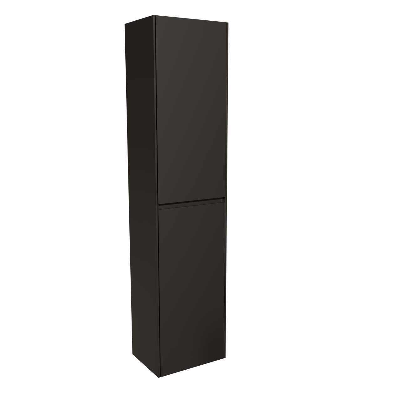 Storke Edge colonne salle de bains suspendue Noir Mat 40 x 30 x 170 cm