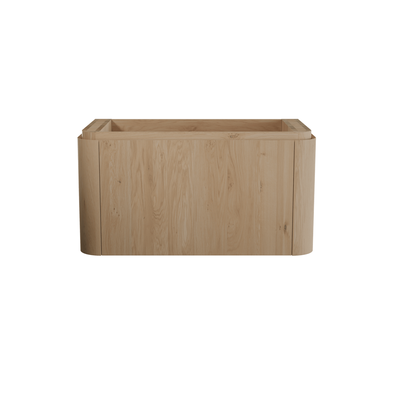 Balmani Moon zwevende wastafelonderkast 100 x 55 cm natuur eik 2 lades