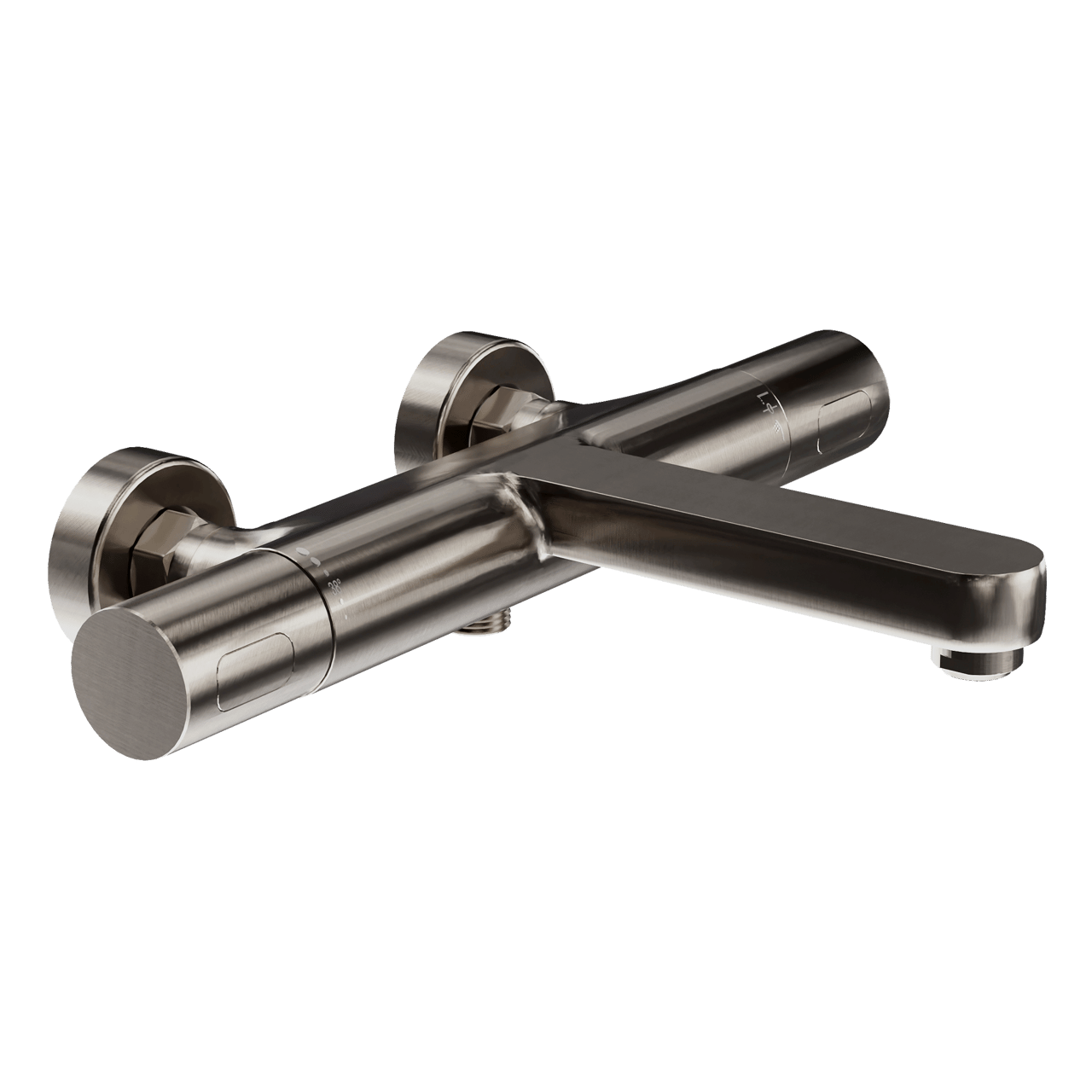 Blaufoss Apollo robinet de bain thermostatique Brushed GunMetal