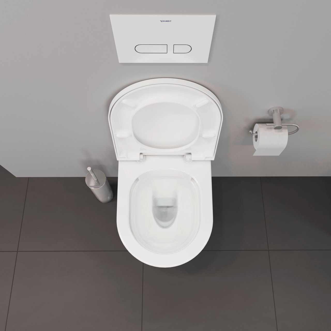 Duravit D-Neo Hänge-WC: weiß glänzend, spülrandlos, Kompakt