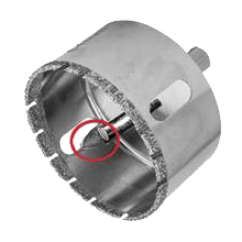 Santeg scie cloche diamant avec pointe de centrage Ø 66 mm