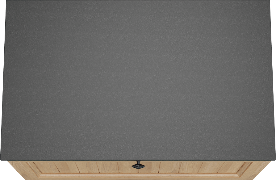 Balmani Lemon meuble salle de bains suspendu 90 x 55 cm, plaqué chêne naturel avec Stretto tablette simple en granit noir