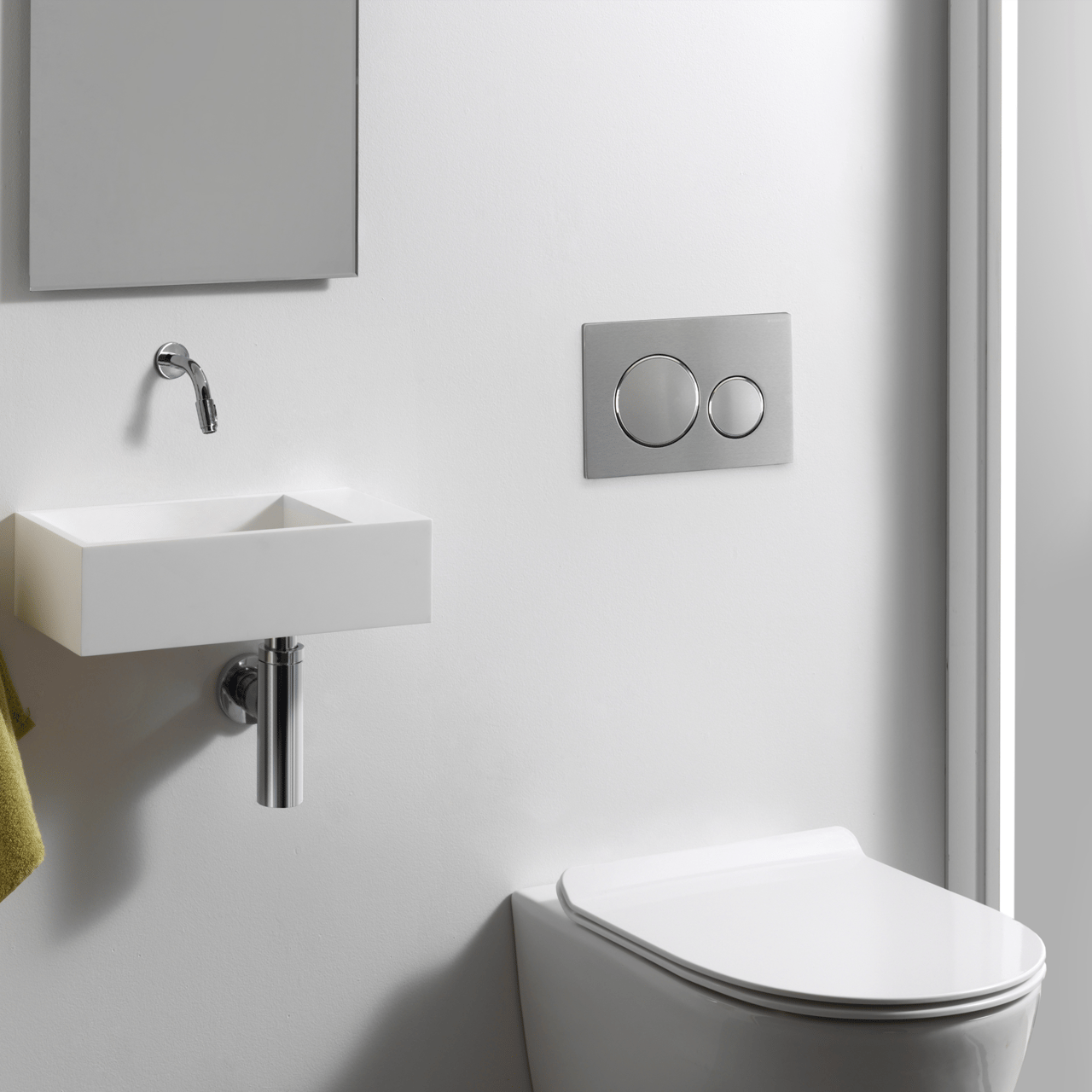 Sigma20 Betätigungsplatte: Inox, für Sigma UP320 oder UP720 Einbauspülkasten