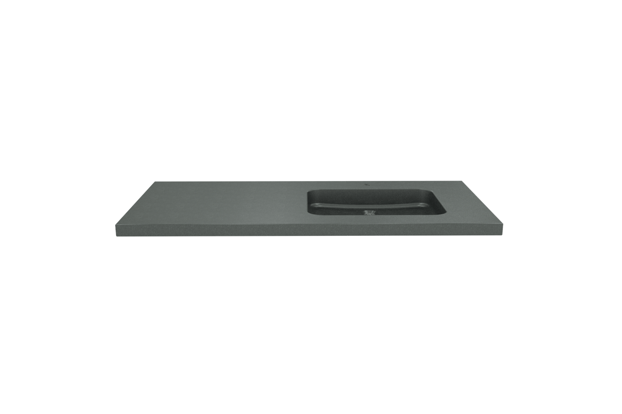 Balmani Napoli Waschtisch, rechts, Granit poliert, 120 x 55 cm