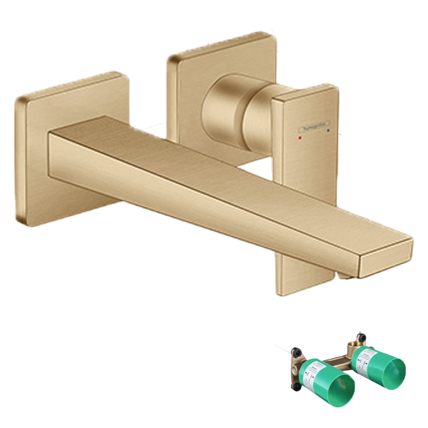 Hansgrohe Metropol inbouw wastafelkraan Brushed Bronze incl. inbouwelement
