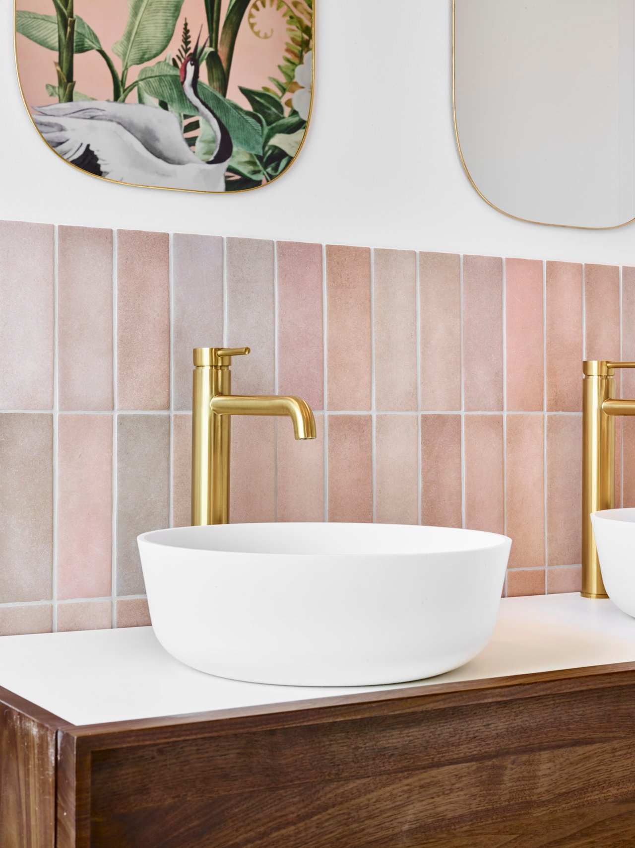 Balmani Zone Aufsatzwaschbecken: Solid Surface, matt, rund, Ø 35 cm