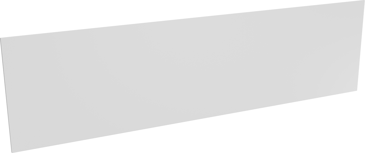 Luca Varess crédence solid surface blanc mat 40 x 150 cm