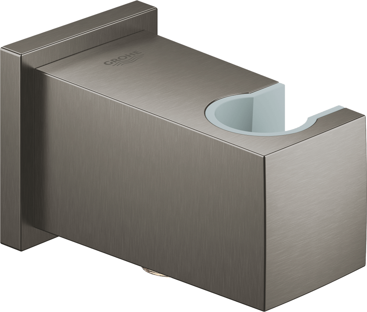 Grohe Euphoria Cube Douchekophouder met doucheslangaansluiting 1/2" brushed hard graphite
