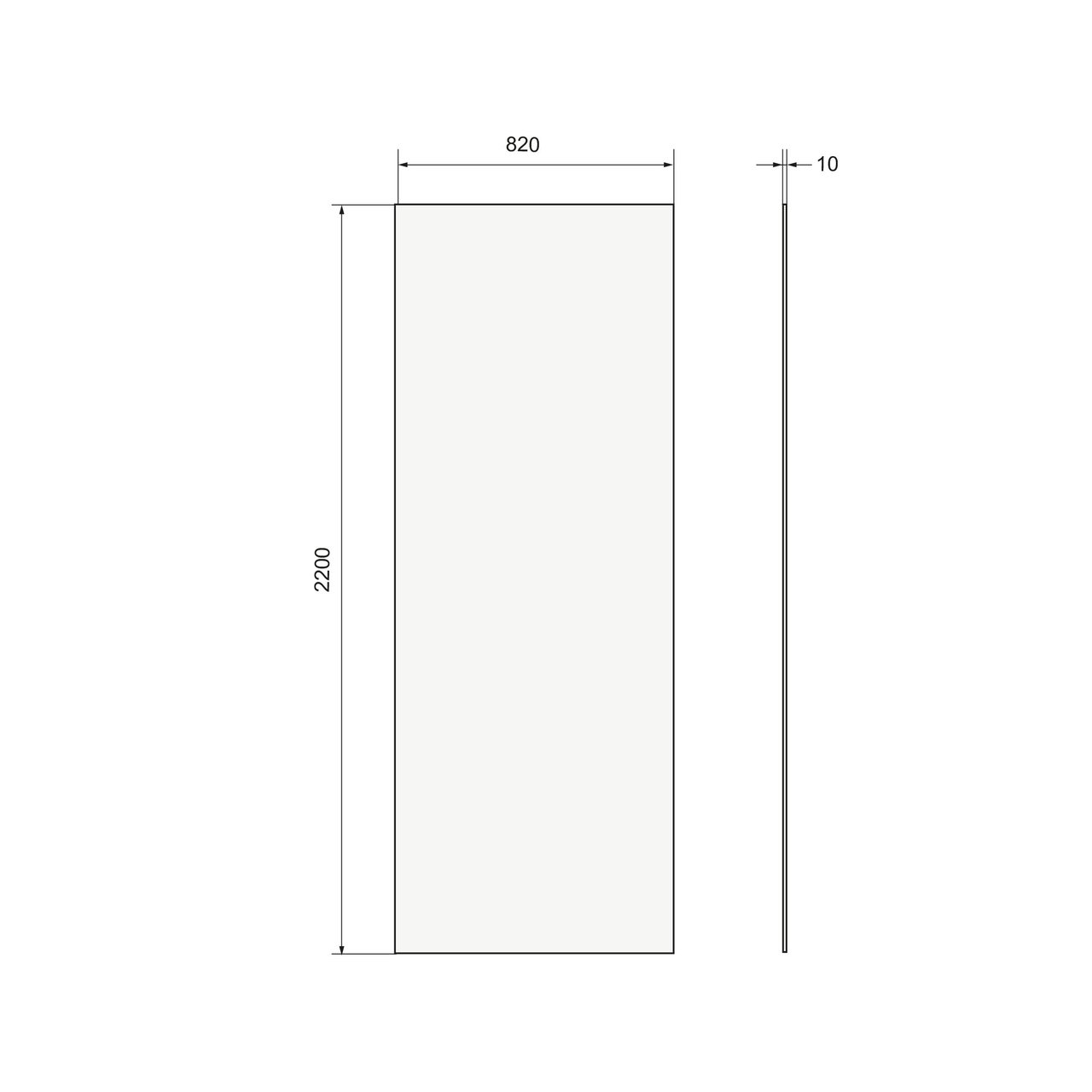 Balmani Zeno set douchewandbekleding 160 x 80 x 220 cm composietmarmer donkergrijs leisteenstructuur