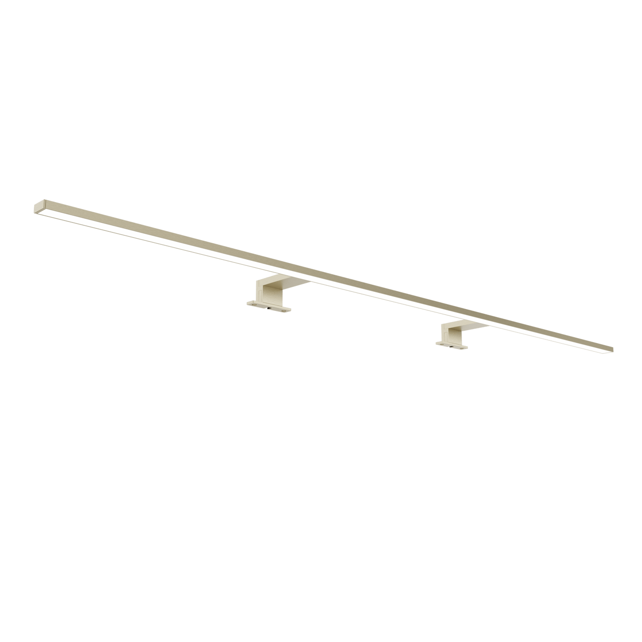 Luca Varess Cubico LED Beleuchtung 135 cm Brushed Champagne Gold