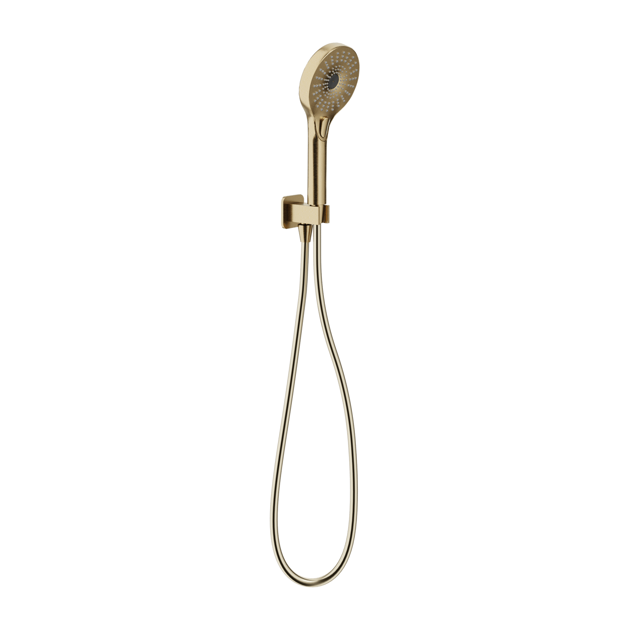 Blaufoss Onos Handdoucheset met doucheslang aansluiting 3 straalsoorten Brushed Champagne Gold