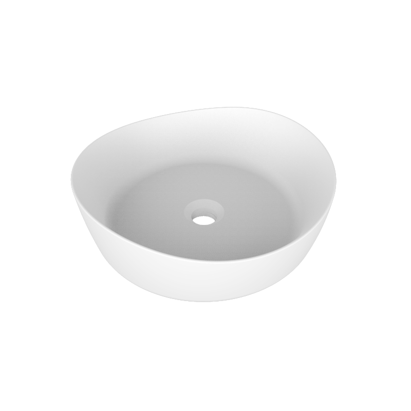 Balmani Jezi waskom matte Solid Surface rond Ø 37,5 cm