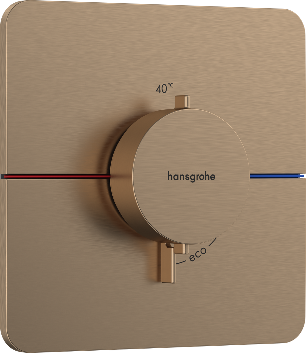 Hansgrohe Showerselect Comfort Q inbouw thermostaat Brushed Bronze