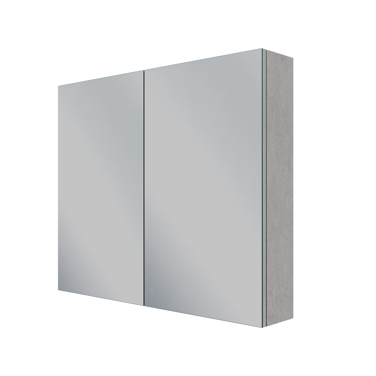 Linie Montro spiegelkast 90 x 75 cm betongrijs