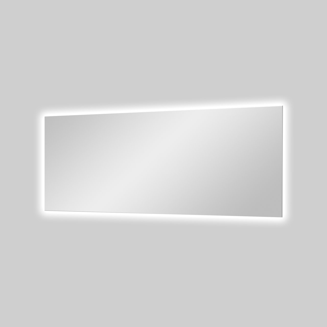 Balmani Giro rechthoekig badkamerspiegel 165 x 65 cm met spiegelverlichting en anti-damp