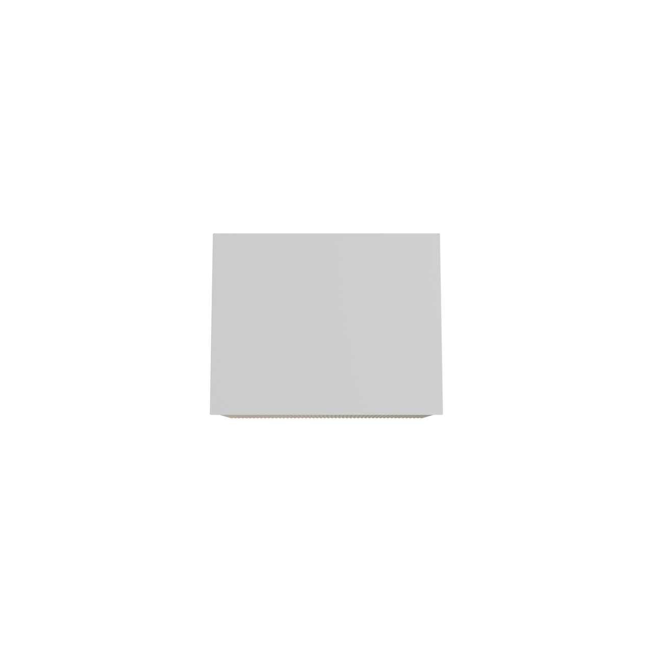 Storke Ribs meuble salle de bains suspendu 65 x 52 cm chêne brut avec Tavola tablette simple en solid surface blanc mat, Nervure droite symétrique verticale
