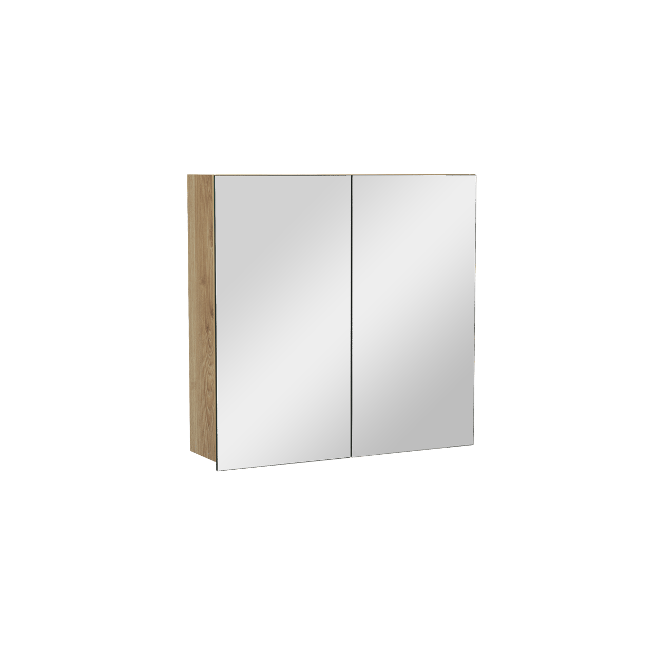 Balmani Lucida armoire de toilette 75 x 72 cm chêne brut
