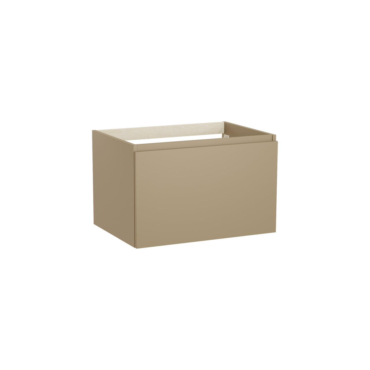 Balmani Sfera by Lucida meuble sous-lavabo suspendu 75 x 55 cm Dune 2 tiroirs