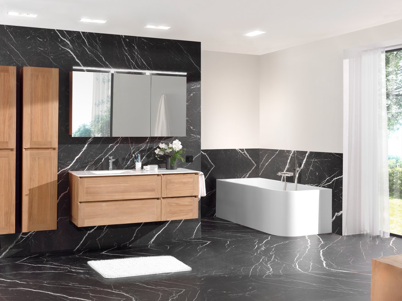 Balmani Lineato LED verlichting 120 cm chroom
