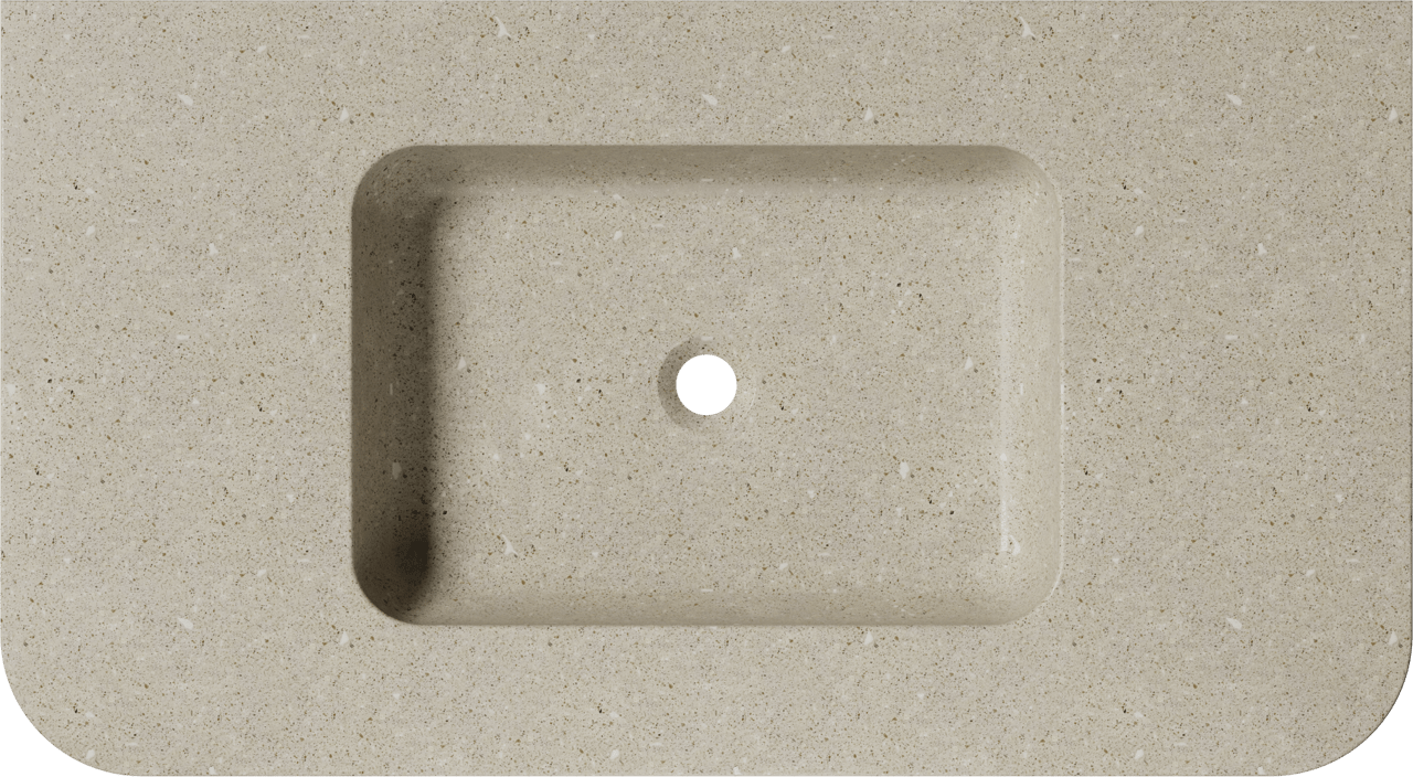 Balmani Moon plan simple Macchiato Terrazzo 100 x 55 cm