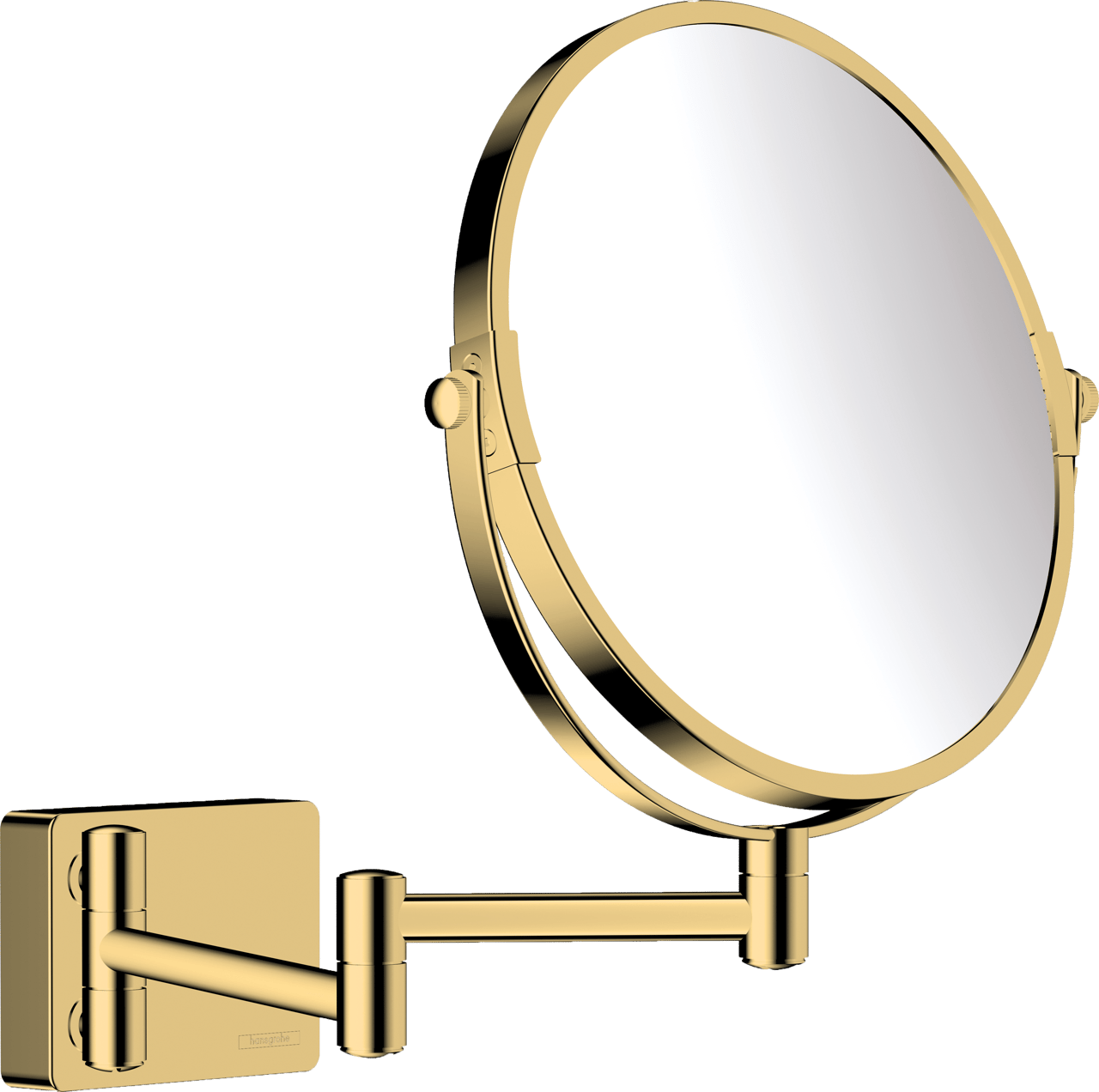 Hansgrohe AddStoris Kosmetikspiegel mit Vergrößerung Polished Gold Optic