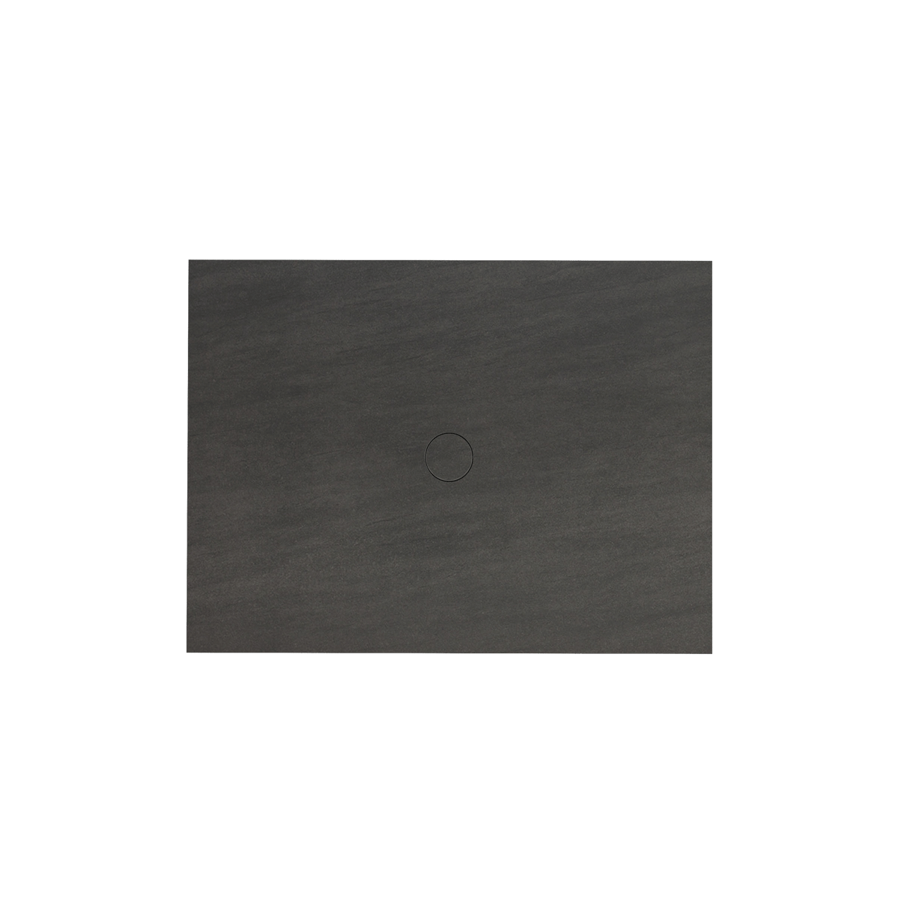 Balmani Studio Duschwanne: 120 x 90 cm, Keramik, Basalt Black