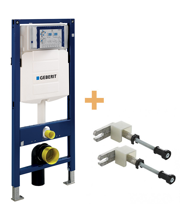 Geberit Systemfix met Sigma UP320 inbouwspoelreservoir