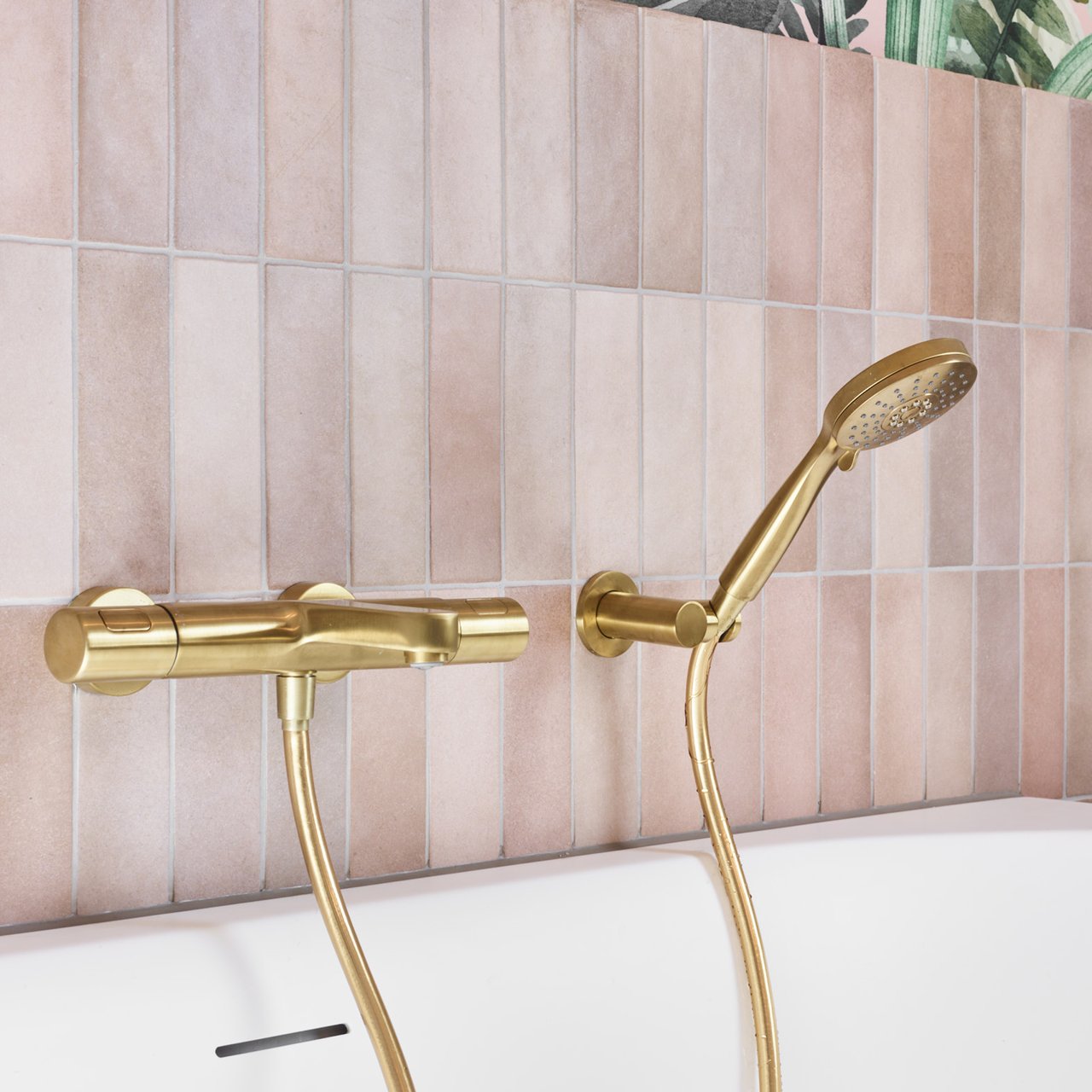 Blaufoss Apollo robinet baignoire thermostatique Brushed Gold