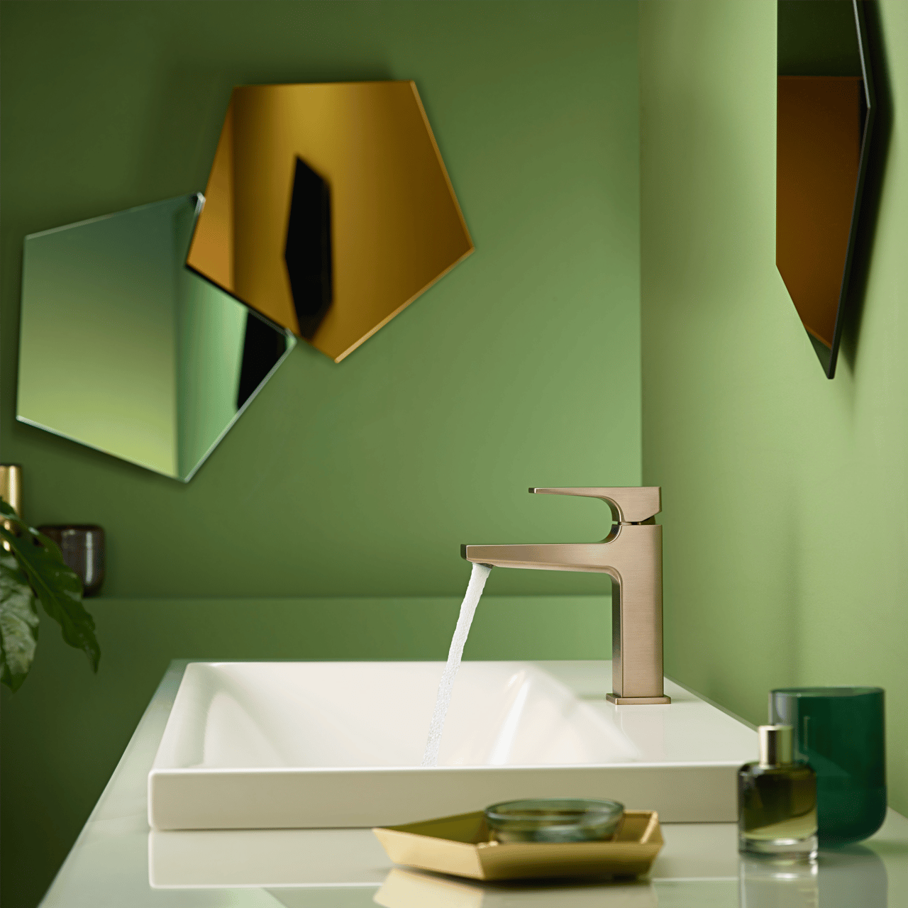 Hansgrohe Metropol 100 wastafelkraan Brushed Bronze