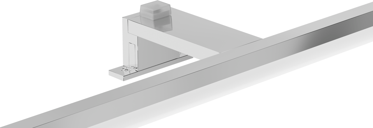 Luca Varess Serena LED luminaire 120 cm chrome