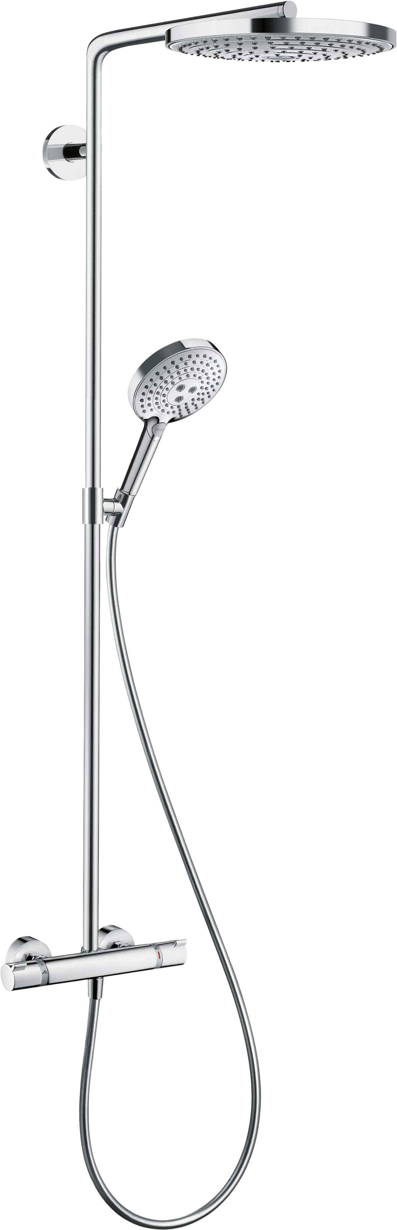 Hansgrohe Raindance Select S240 thermostatische kraan regendoucheset Glanzend Chroom