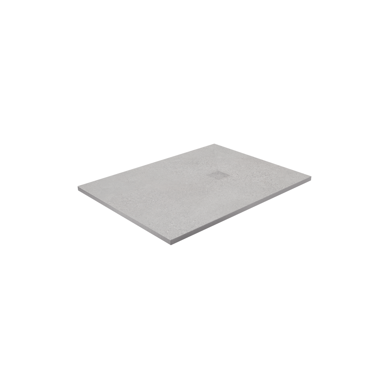 Balmani Impress receveur de douche 120 x 90 cm composite gris mat structure rock