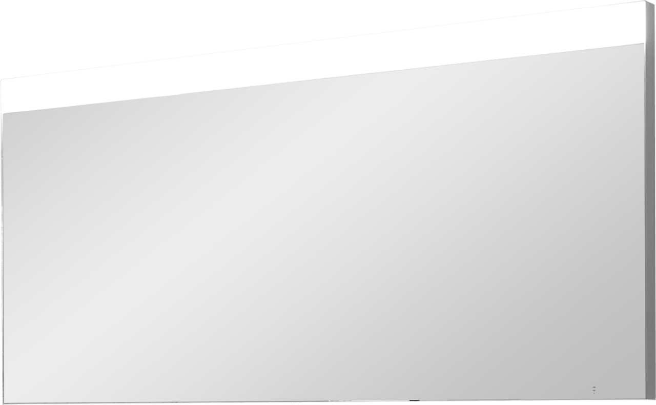 Storke Lucera rechthoekig badkamerspiegel 150 x 70 cm met spiegelverlichting en anti-damp