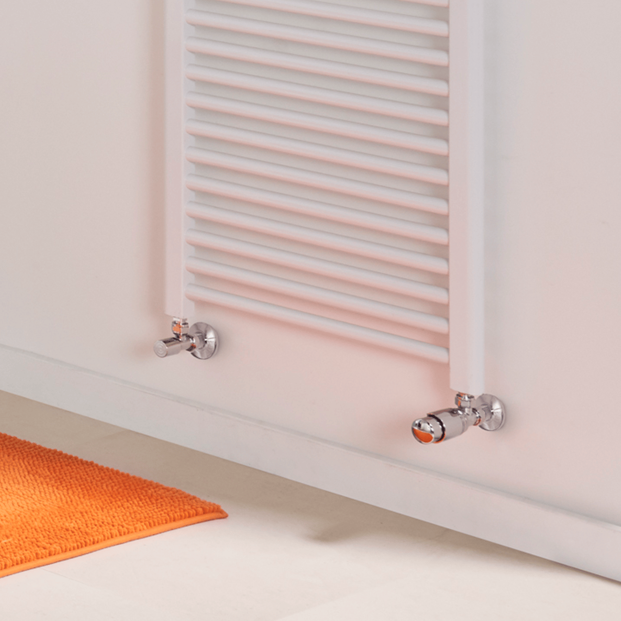 Vipera Torci thermostatisches Heizkörperventil, 90° rechtswinkel, chrom