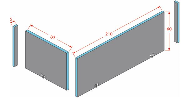 Santeg Badewannen-Umbauset für eingebaute Wannen