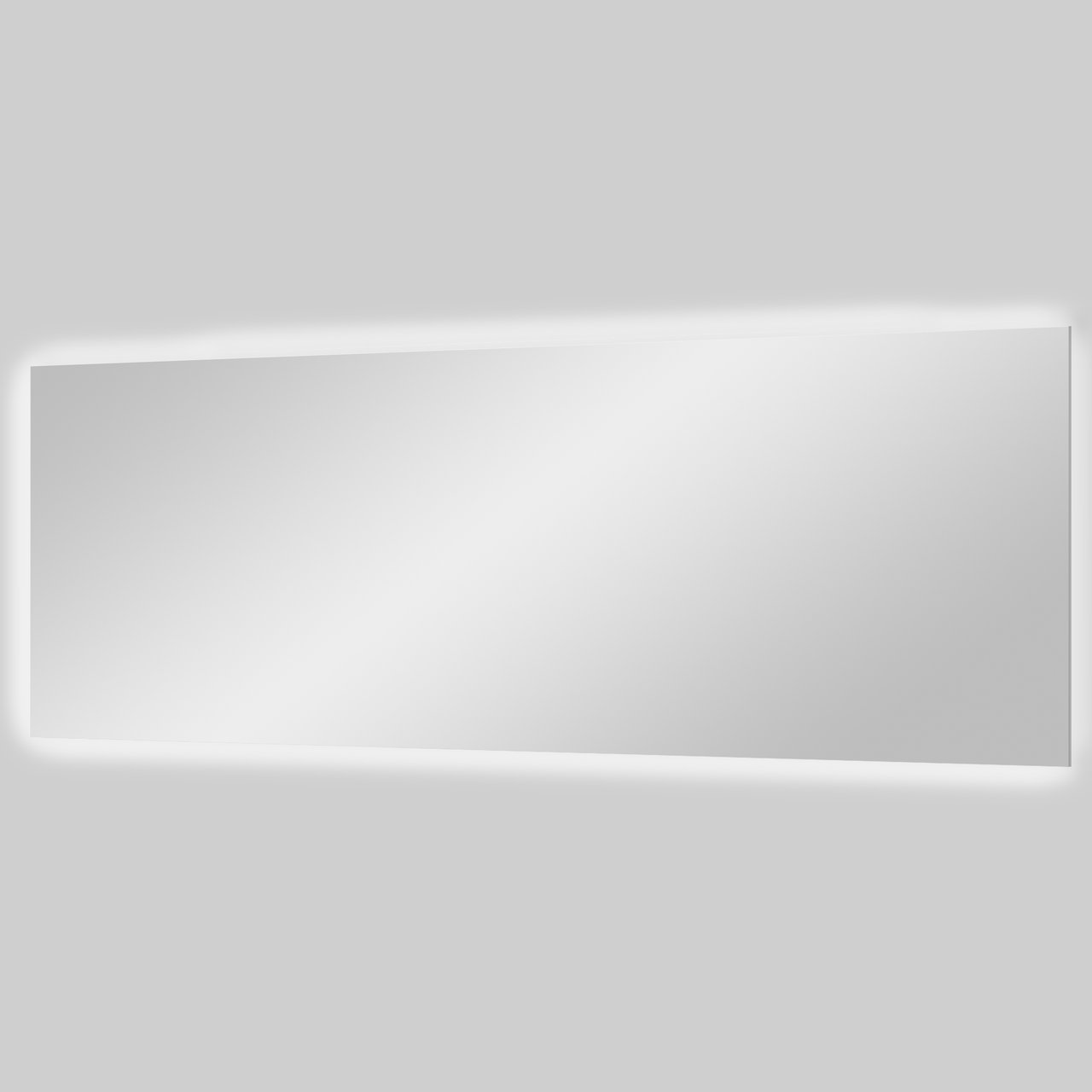 Balmani Giro rechthoekig badkamerspiegel 180 x 65 cm met spiegelverlichting