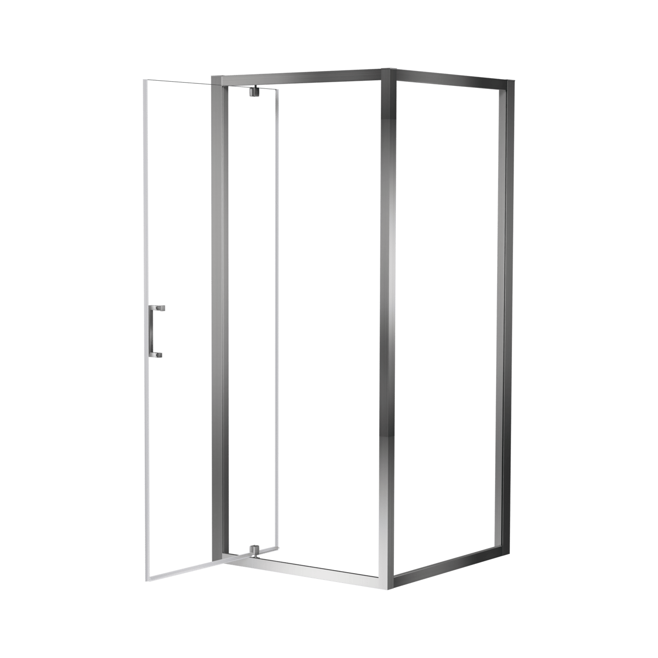 Luca Varess Talan douche draaideur 90 x 200 cm helder glas mat chroom profiel