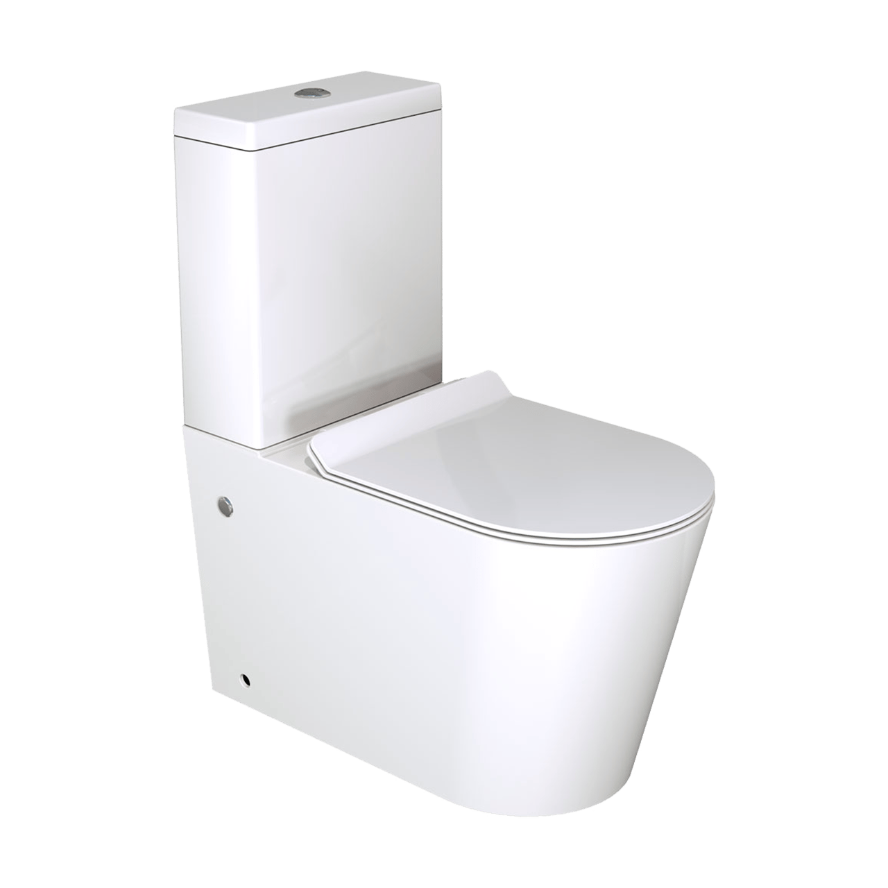 Luca Varess Santino staand toilet hoogglans wit randloos