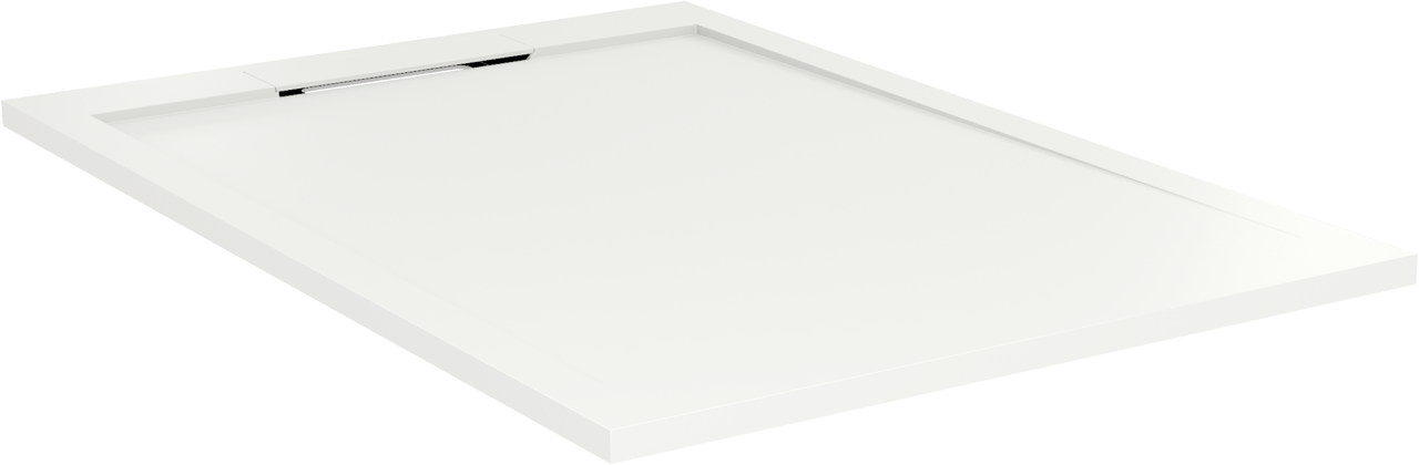 Balmani Andes receveur de douche 120 x 80 cm Solid Surface blanc mat