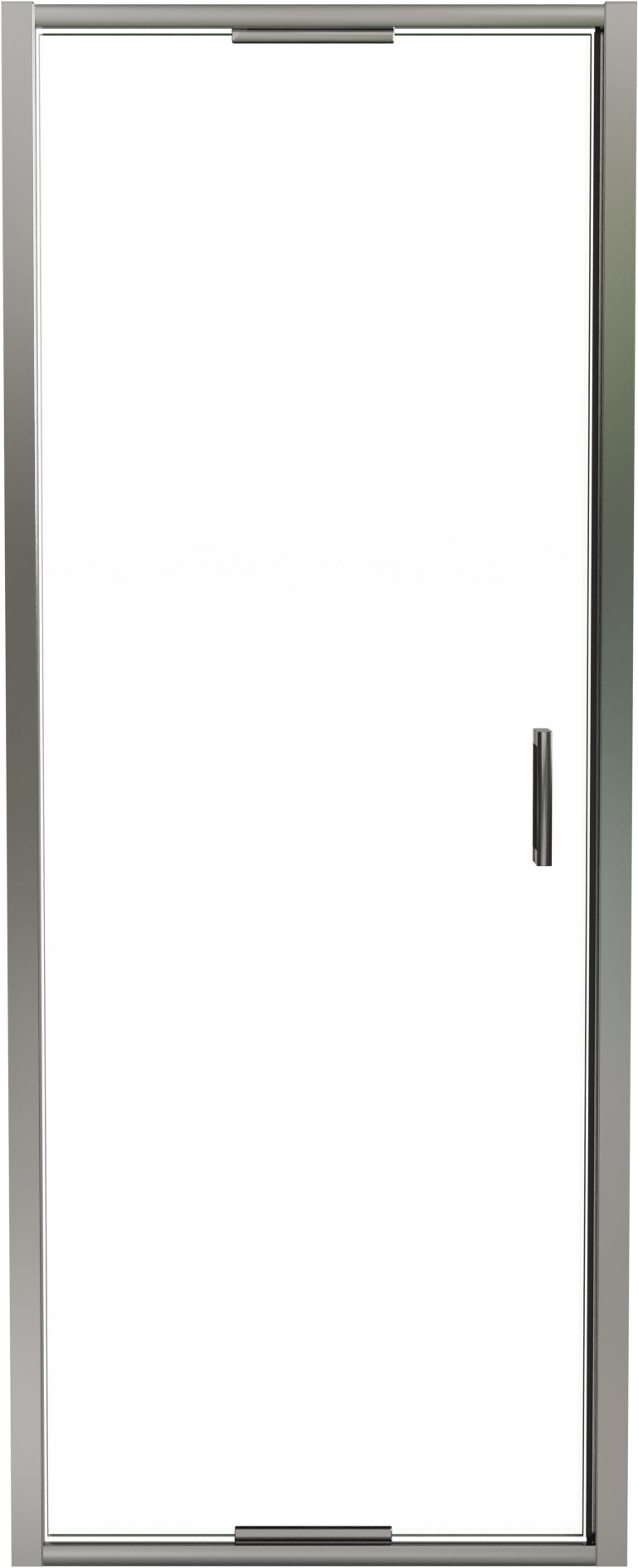 Luca Varess Vidor In Dusche Drehtür 80 cm x 190 cm Klarglas glänzend Chrom Profil