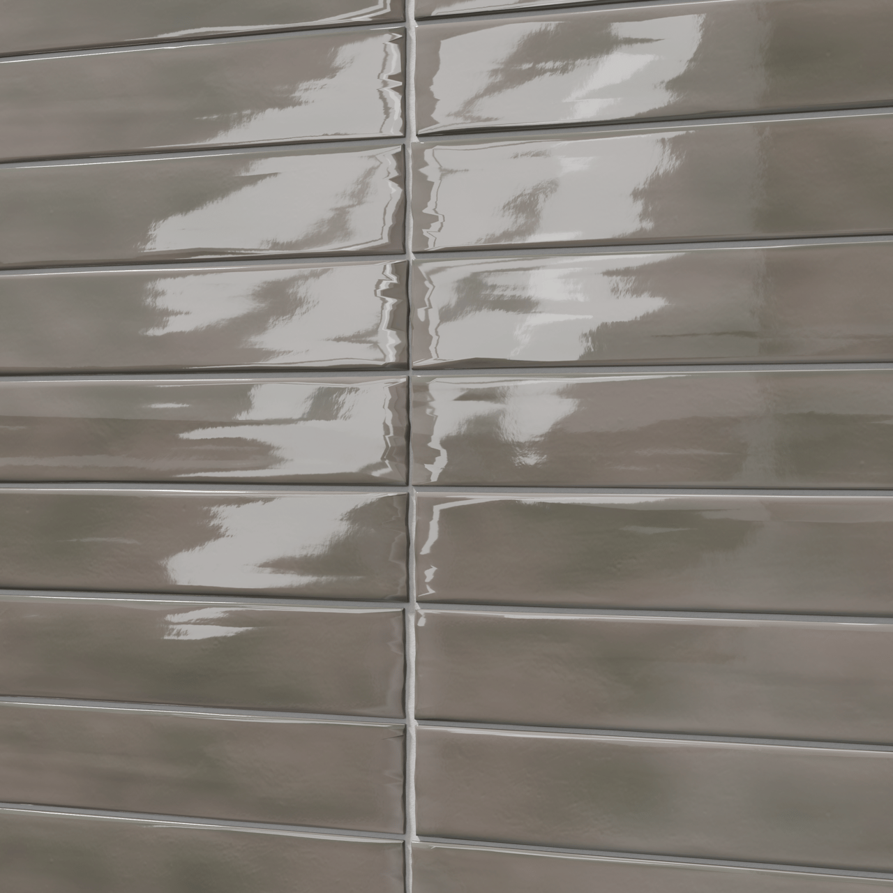 Carruzo Rio keramische wandtegels 24 stuks 5x50cm Grafito