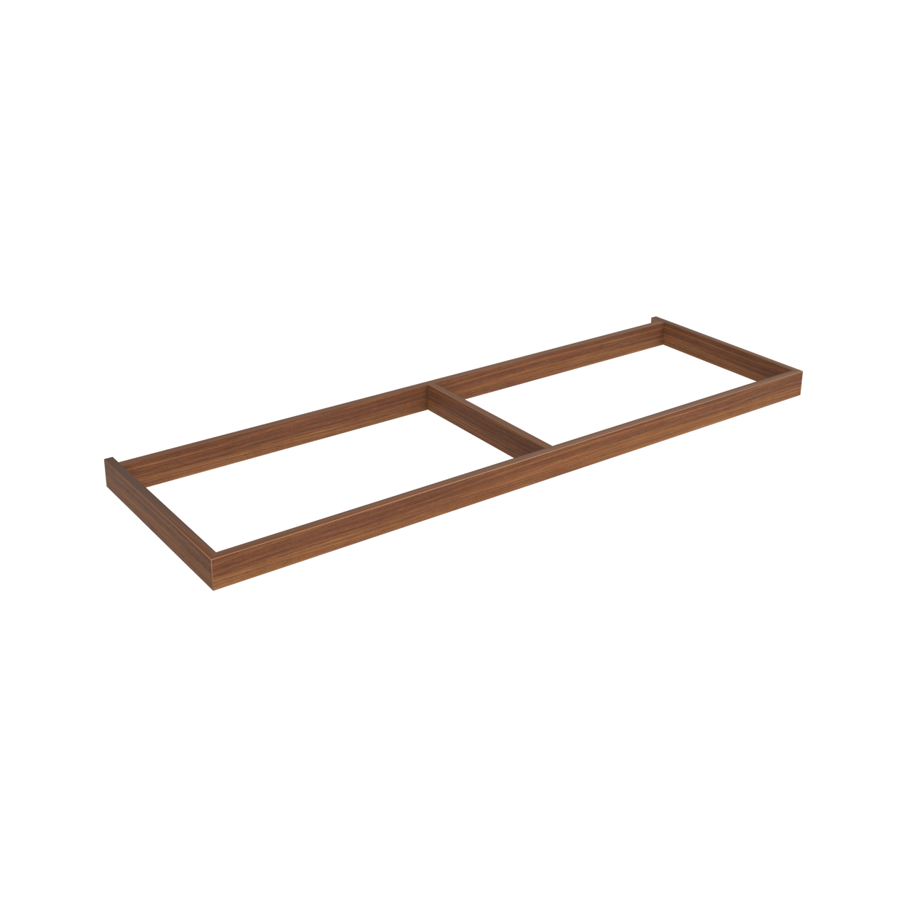 Balmani Lucida socle pour meuble sous-vasque noyer Américain 150 x 55 cm
