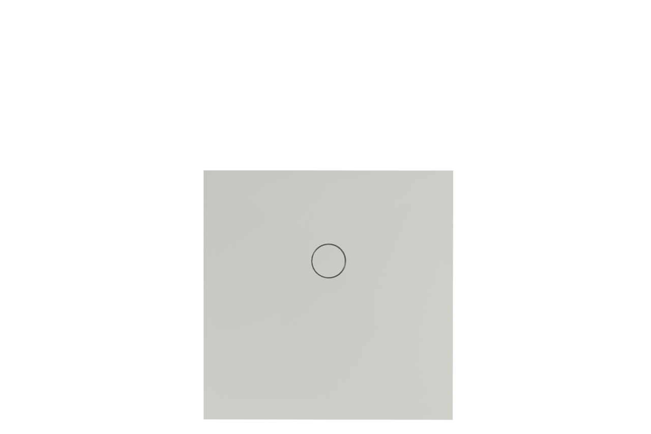 Balmani Lago douchebak 100 x 100 cm Solid Surface mat wit