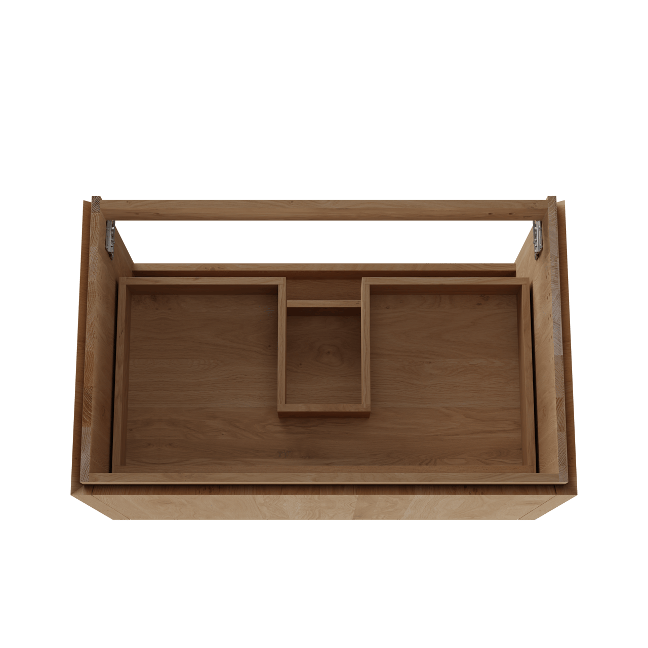 Balmani Eclips meuble sous-lavabo suspendu 90 x 55 cm Chêne naturelle 2 tiroirs