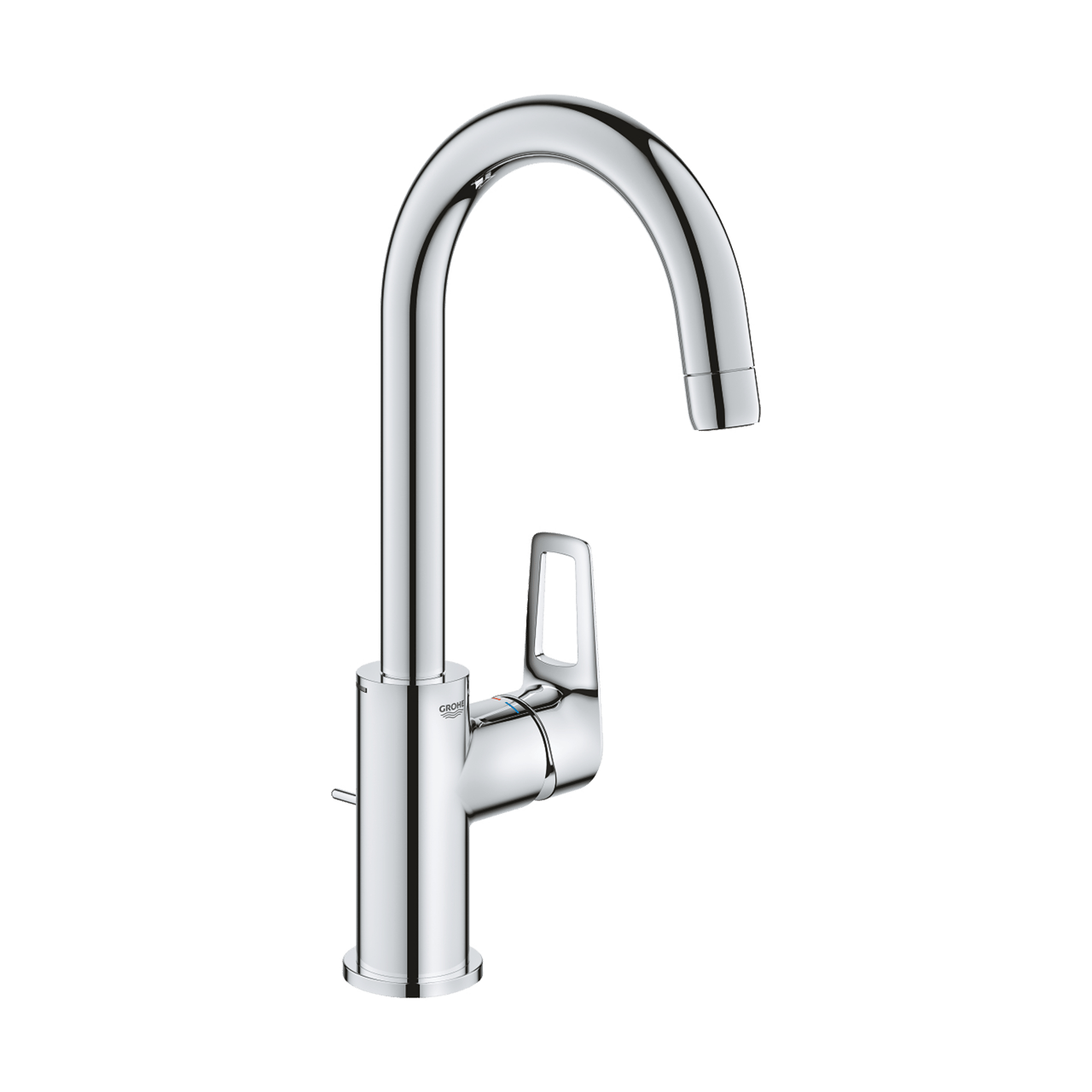 Grohe BauLoop robinet de lavabo réhaussé chrome brillant