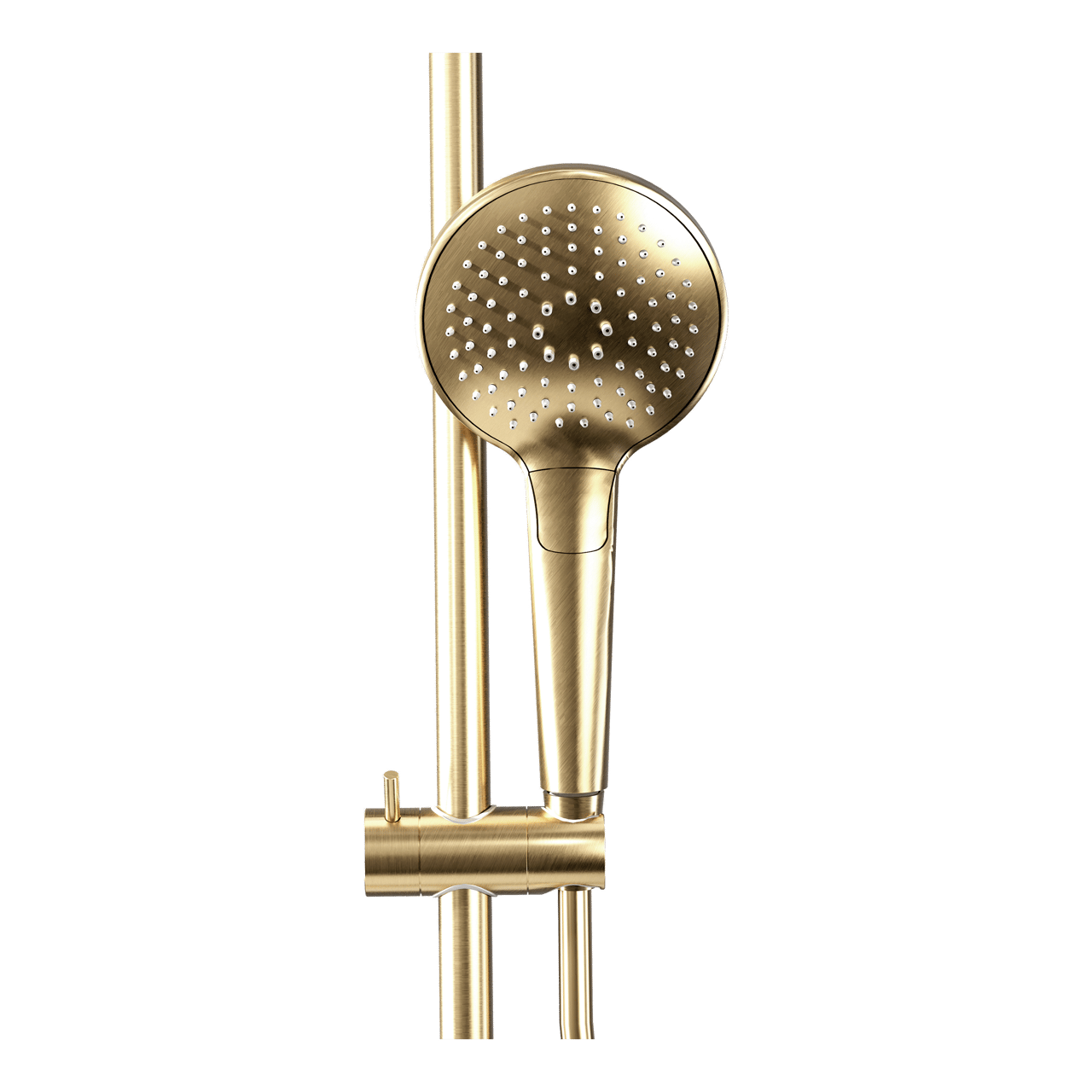 Blaufoss Round 300 colonne de douche de pluie robinet thermostatique Brushed Champagne Gold