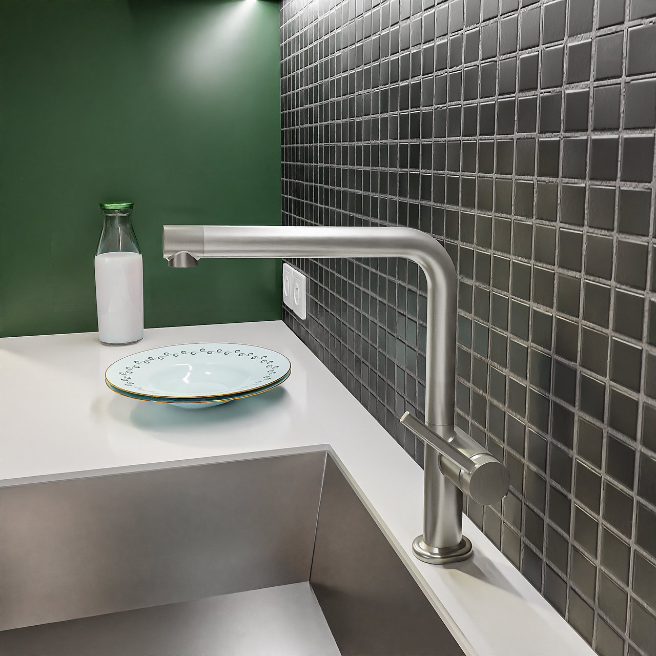 Hansgrohe Talis M54 270 keukenkraan rvs look