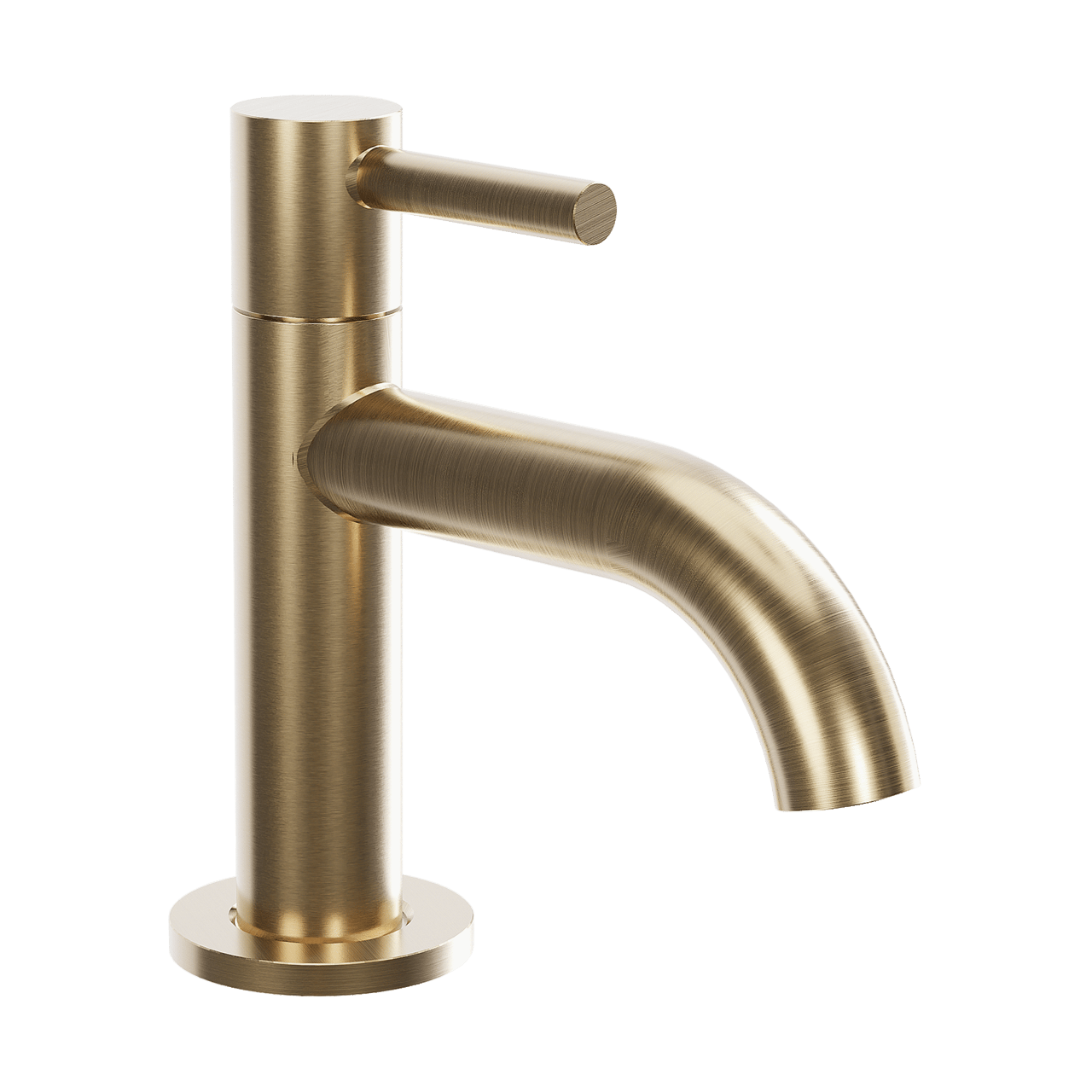 Blaufoss Multa robinet de lave-mains standard Brushed Champagne Gold