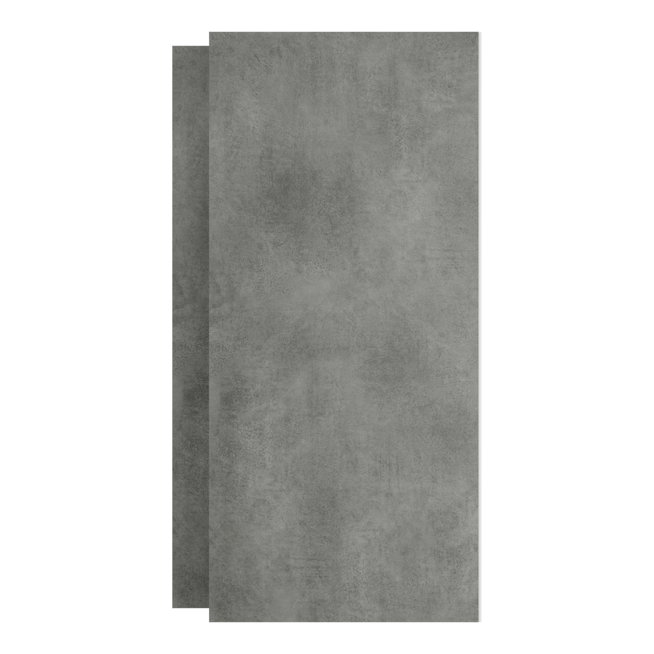 Luca Varess Groovy douchewandbekleding set 2 x 120x260 cm, SPC, Colorado Grey