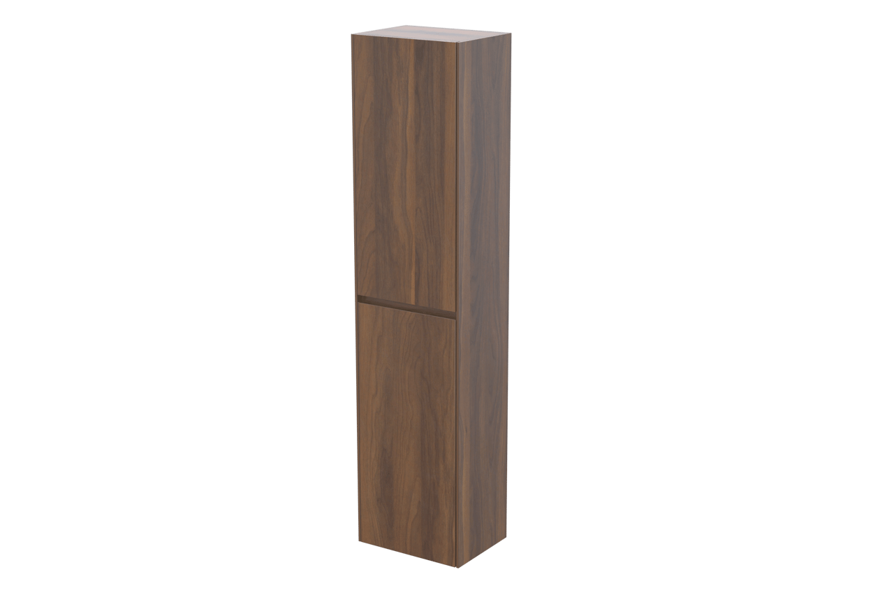 Storke Edge zwevende badkamerkast notelaar 40 x 30 x 170 cm